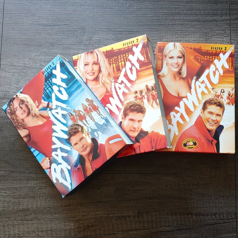Excellent Condition Baywatch TV Show Season 1-3 A 15 disc set Collectors…